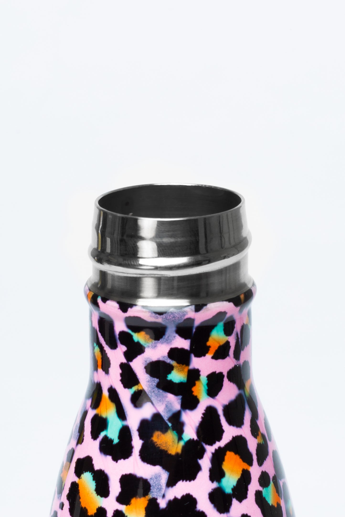 Hype Metal Disco Leopard Water Bottle - 500Ml