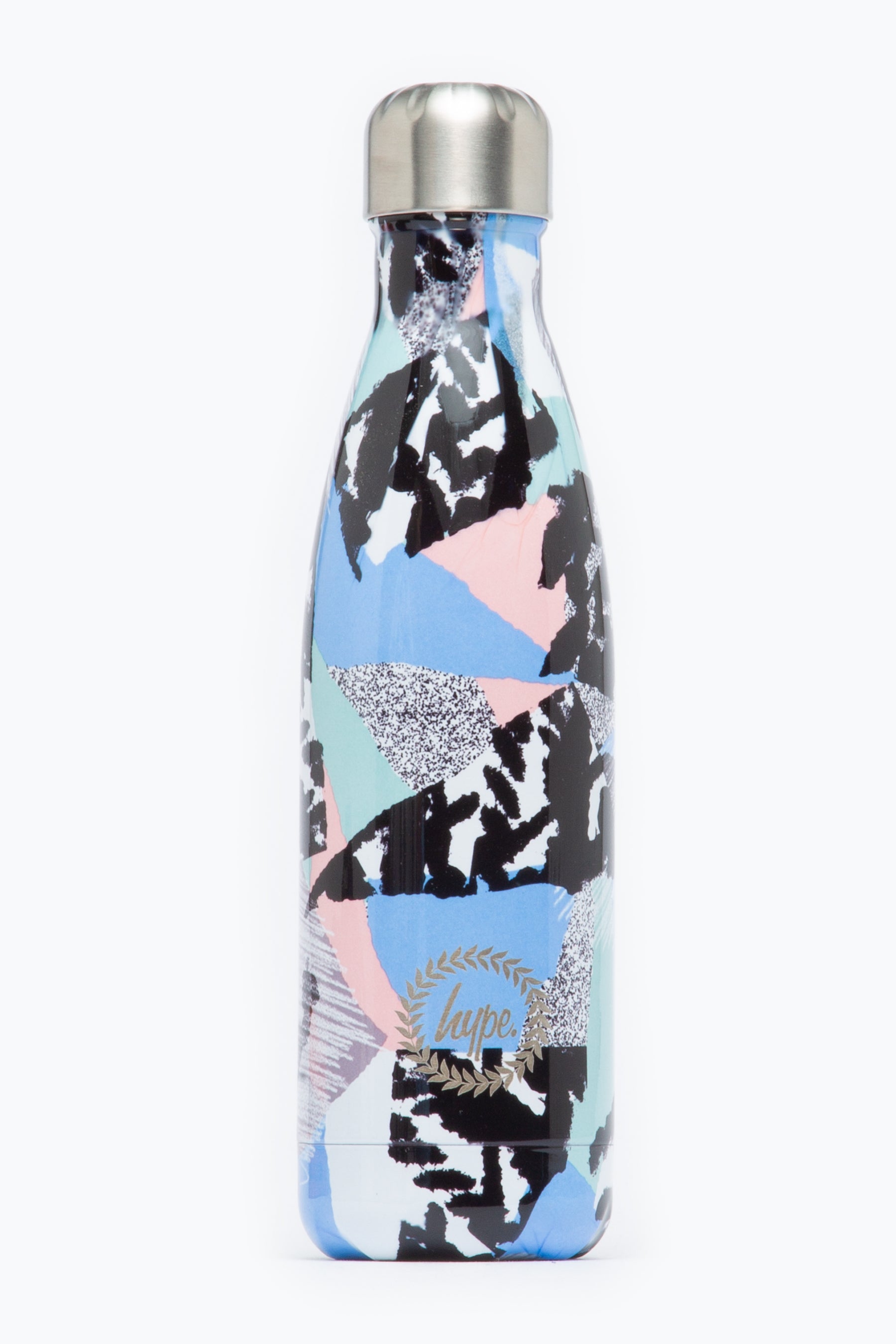Pastel Abstract Metal Water Bottle