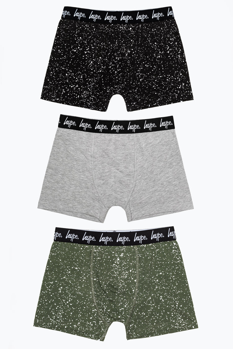 HYPE SPECKLE MENS BOXER SHORTS X3 PACK