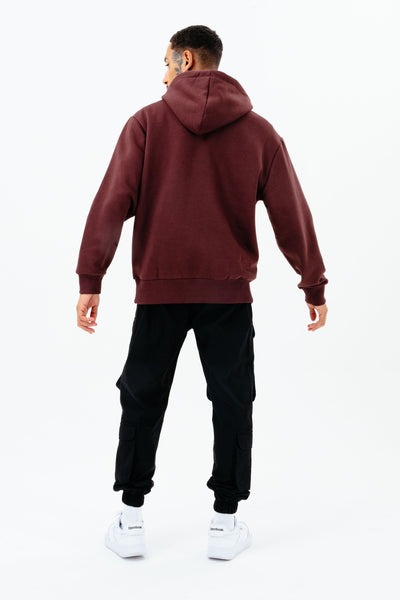 CONTINU8 RED OVERSIZED HOODIE