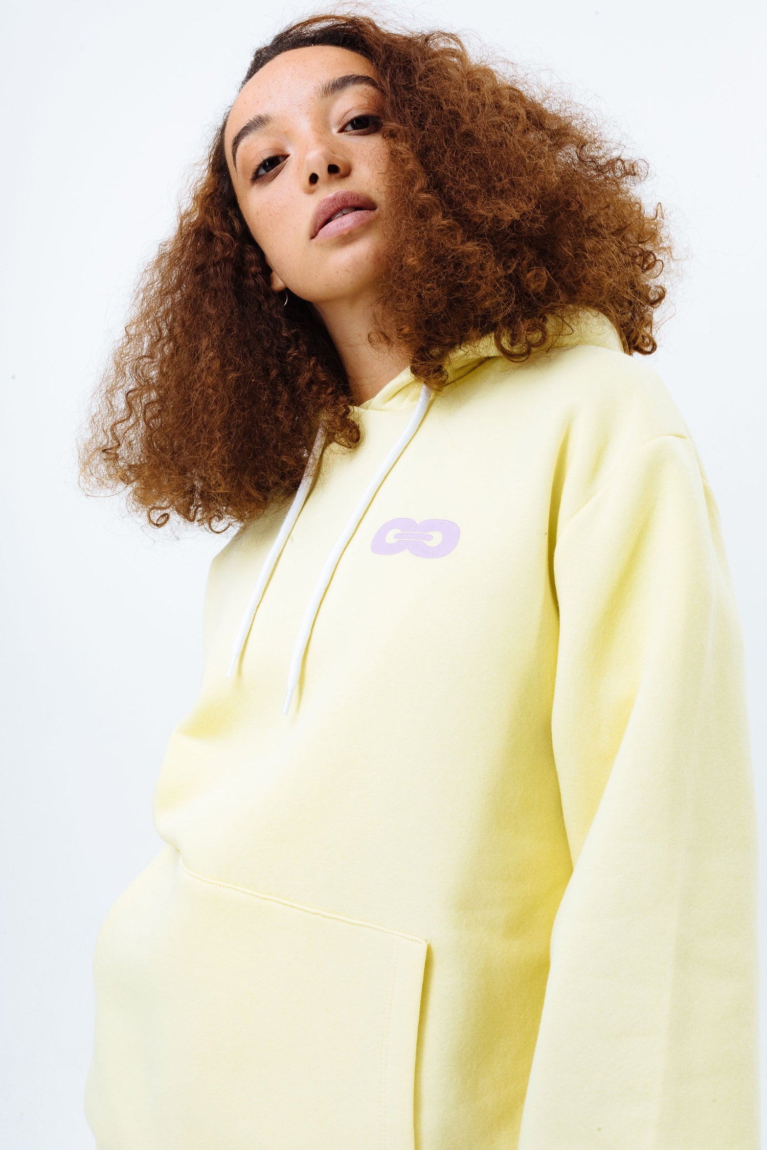 CONTINU8 YELLOW OVERSIZED HOODIE | Hype.