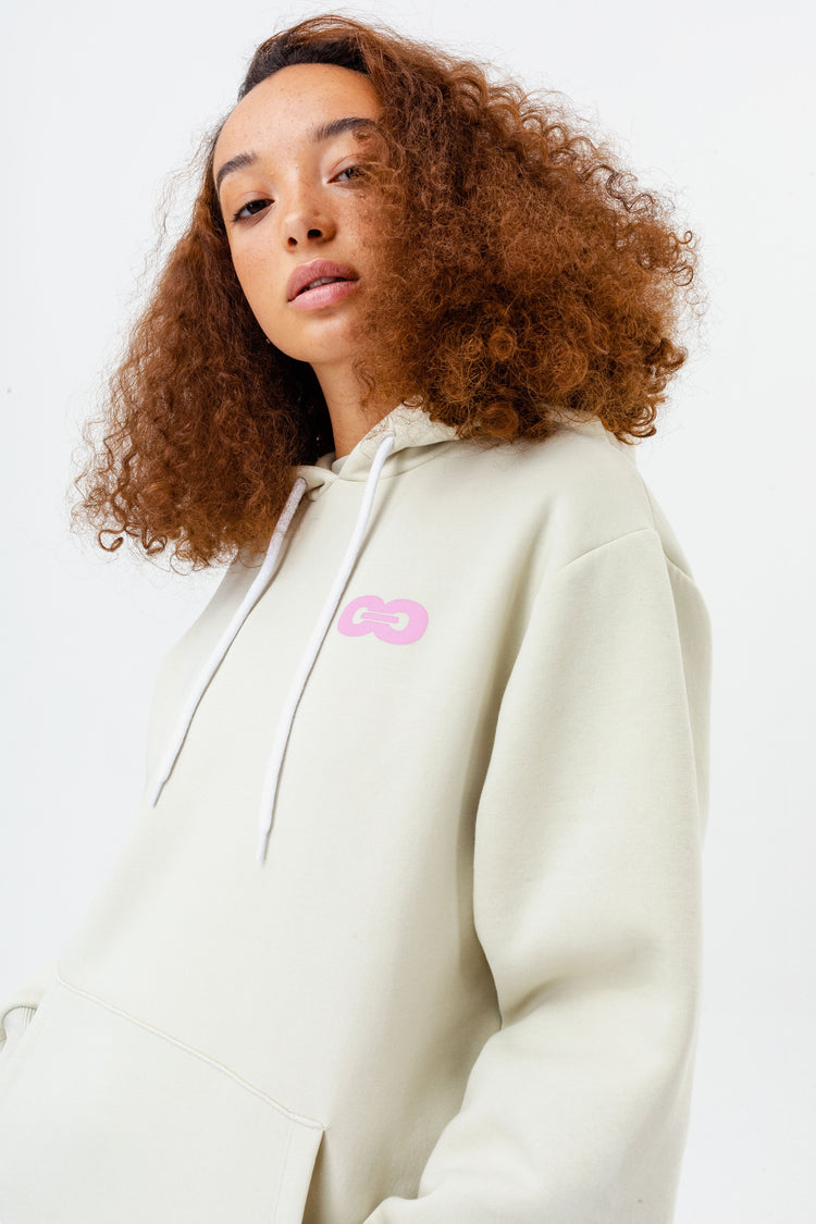CONTINU8 IVORY OVERSIZED HOODIE | Hype.