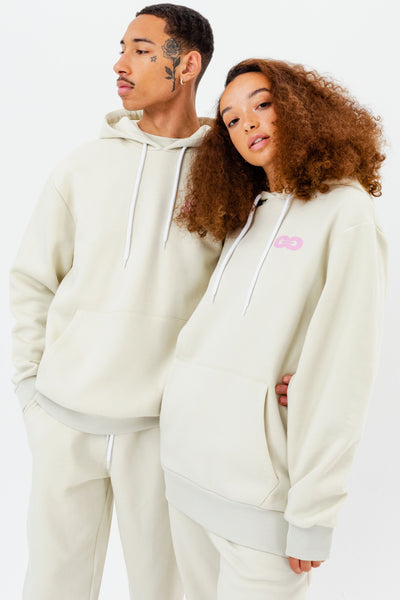 CONTINU8 IVORY OVERSIZED HOODIE | Hype.