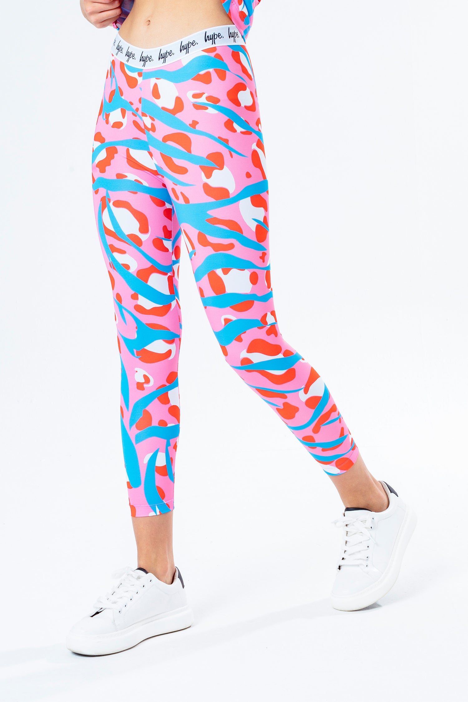 Pink zebra outlet leggings