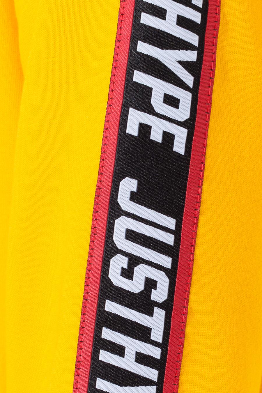 Hype Yellow Taylor Tape Kids Crew Neck