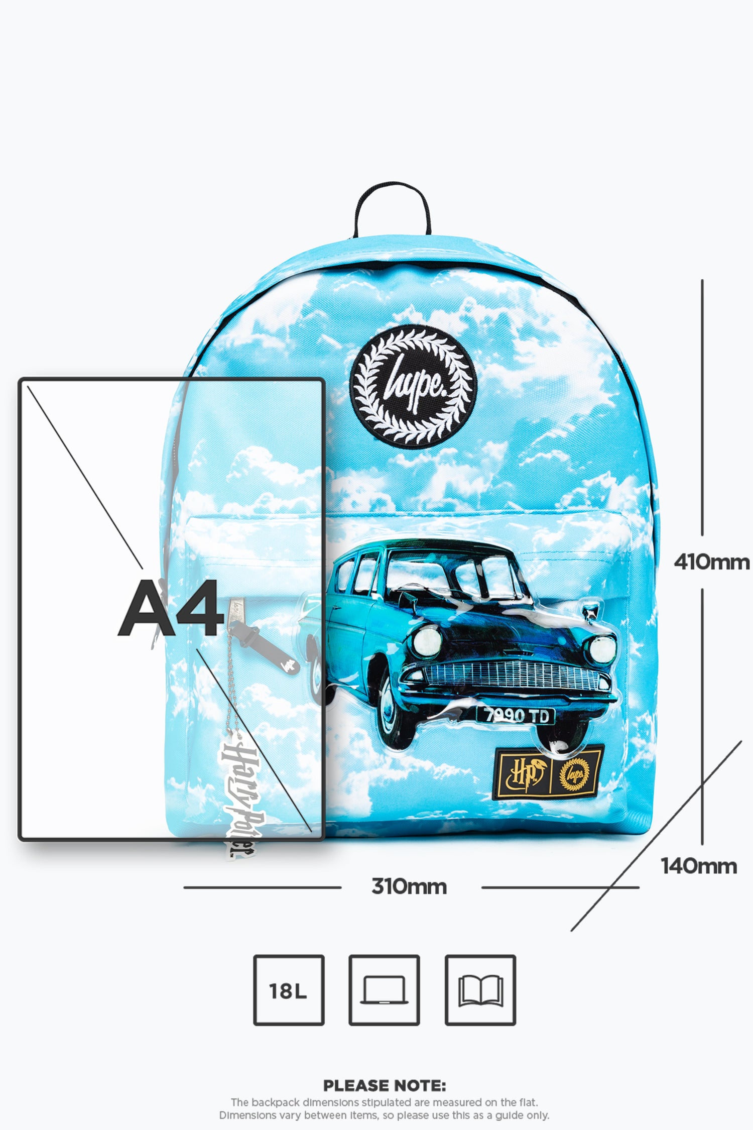 HARRY POTTER X HYPE. FLYING FORD ANGLIA BACKPACK
