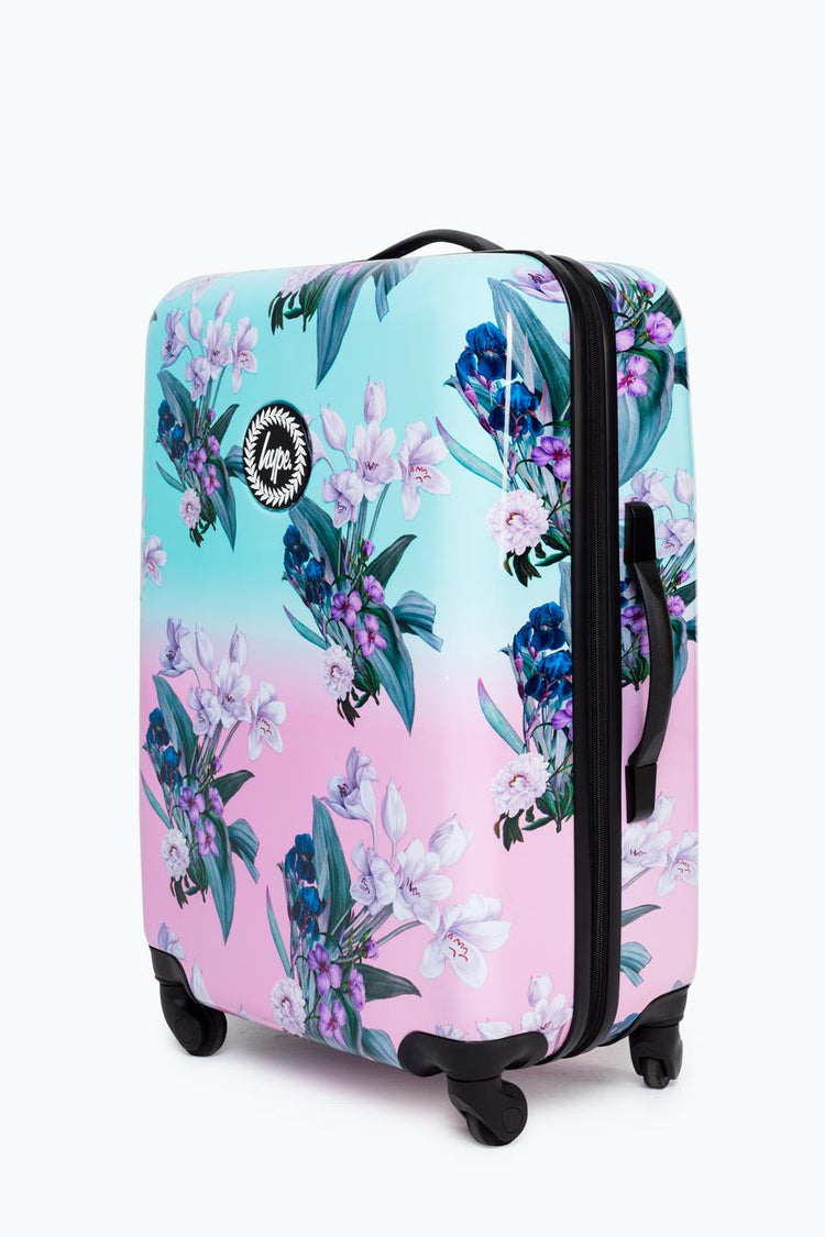 Hype Medium Floral Fade Suitcase