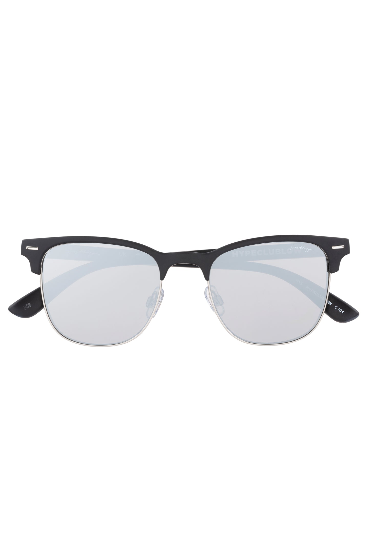 Hype Club Low Black Silver Sunglasses