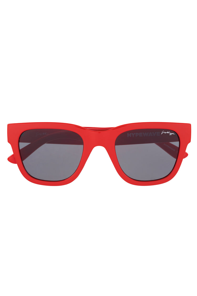 HYPE WAVE RED SUNGLASSES