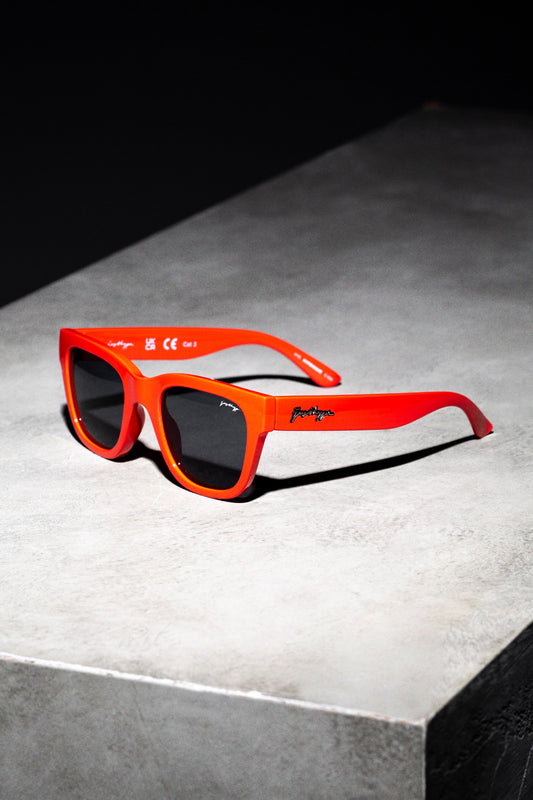 Hype Wave Red Sunglasses