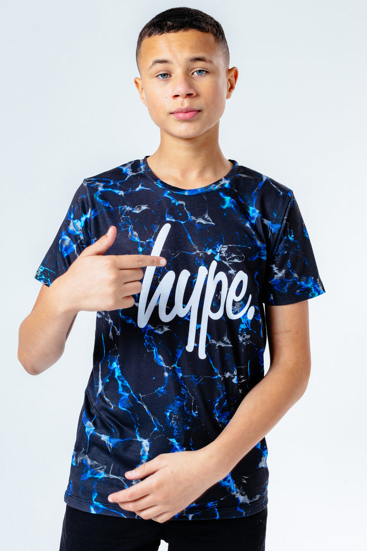 Hype Black Graphic Kids T-Shirt