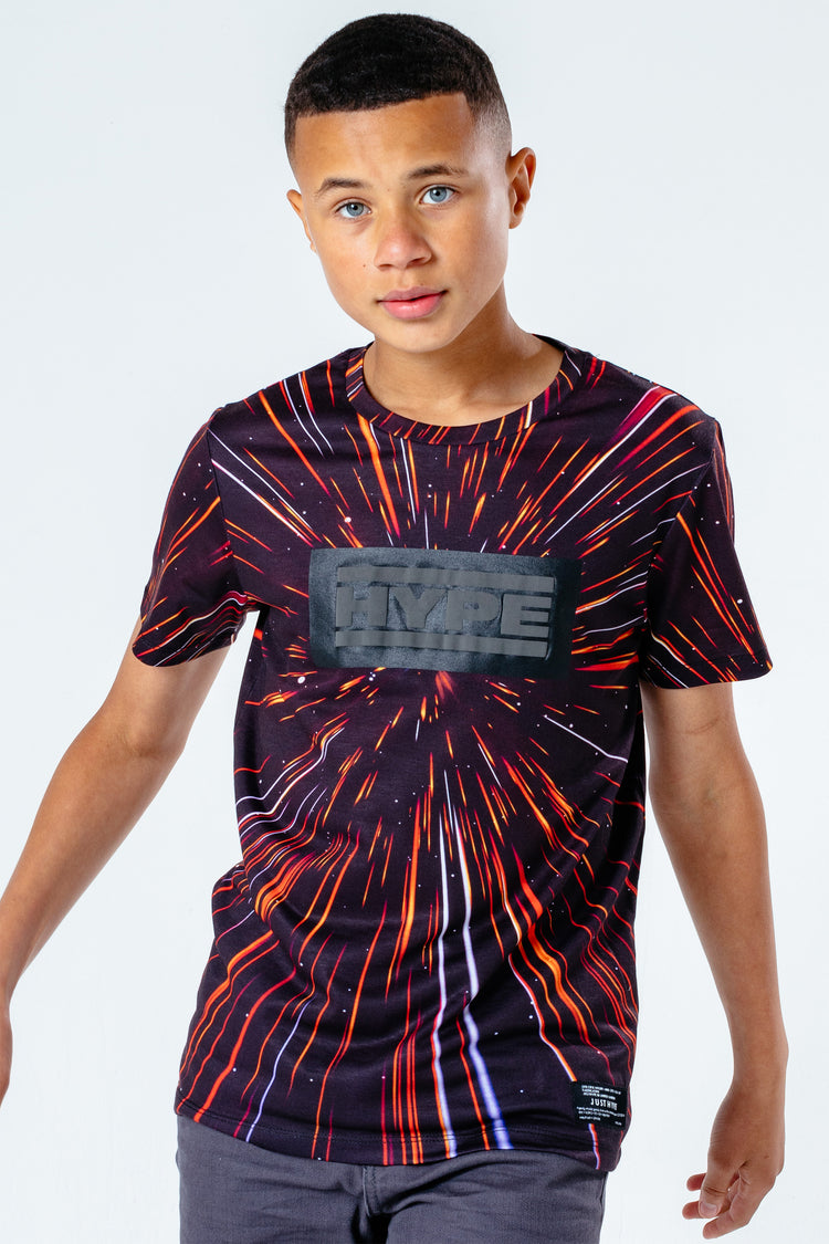 Hype Black Astro Kids T-Shirt