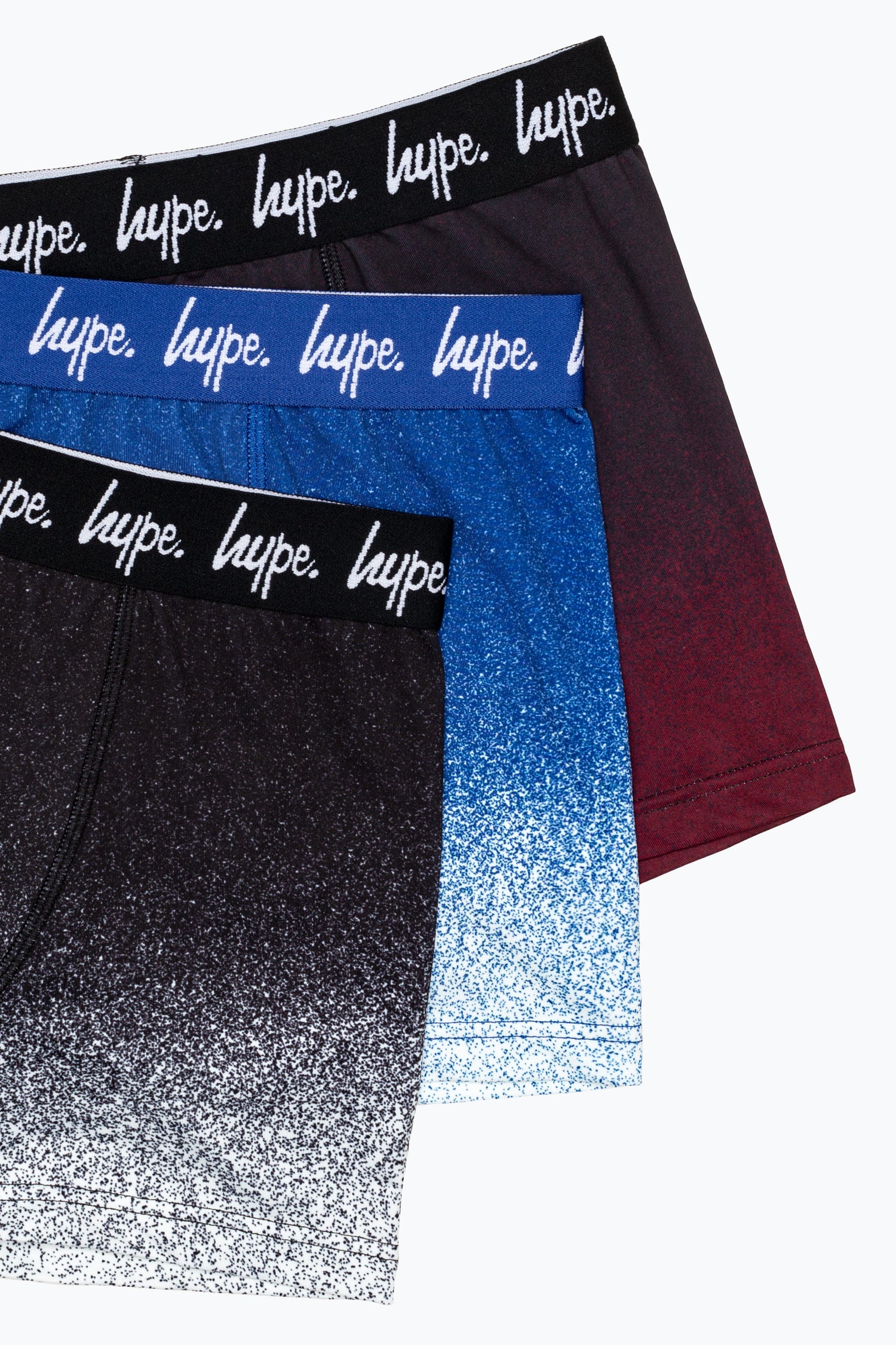 HYPE FADED SPECKLE MENS BOXER SHORTS X3 PACK