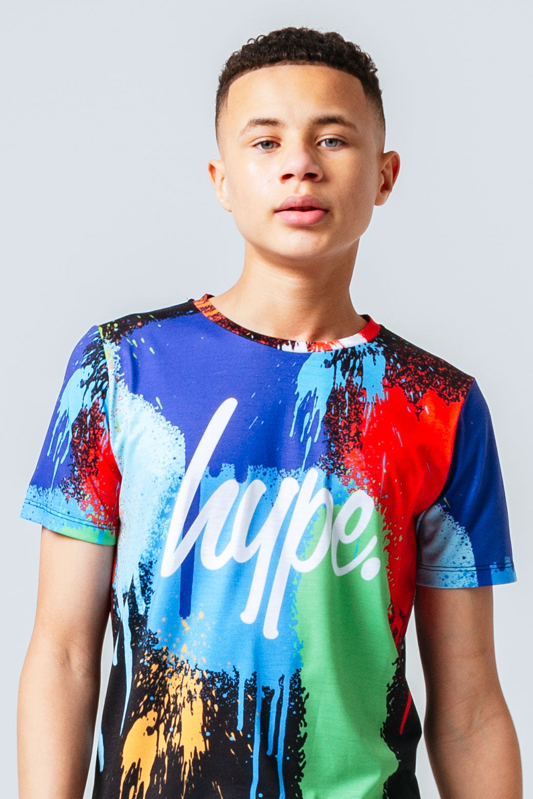 HYPE SPRAY PAINT SPLAT DRIPS KIDS T-SHIRT | Hype.