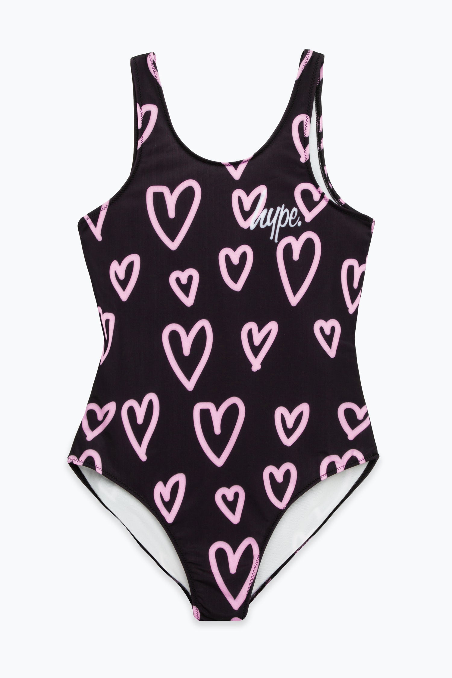 Pink hotsell heart swimsuit