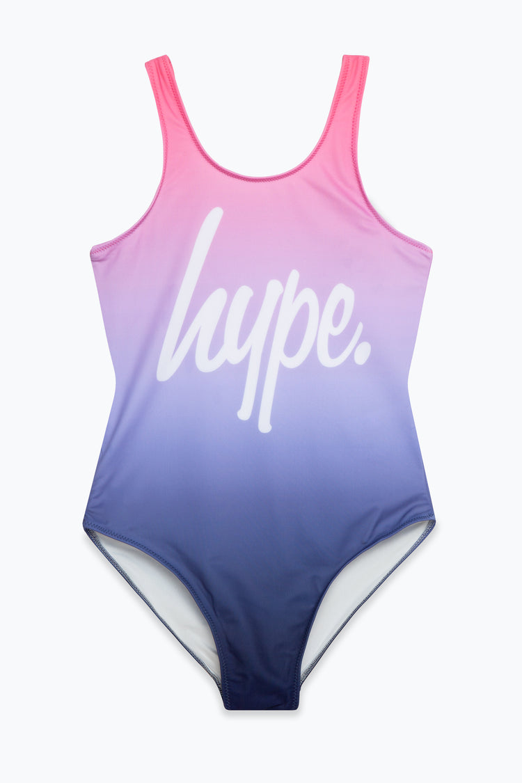 HYPE GIRLS PINK LILAC FADE SWIMSUIT