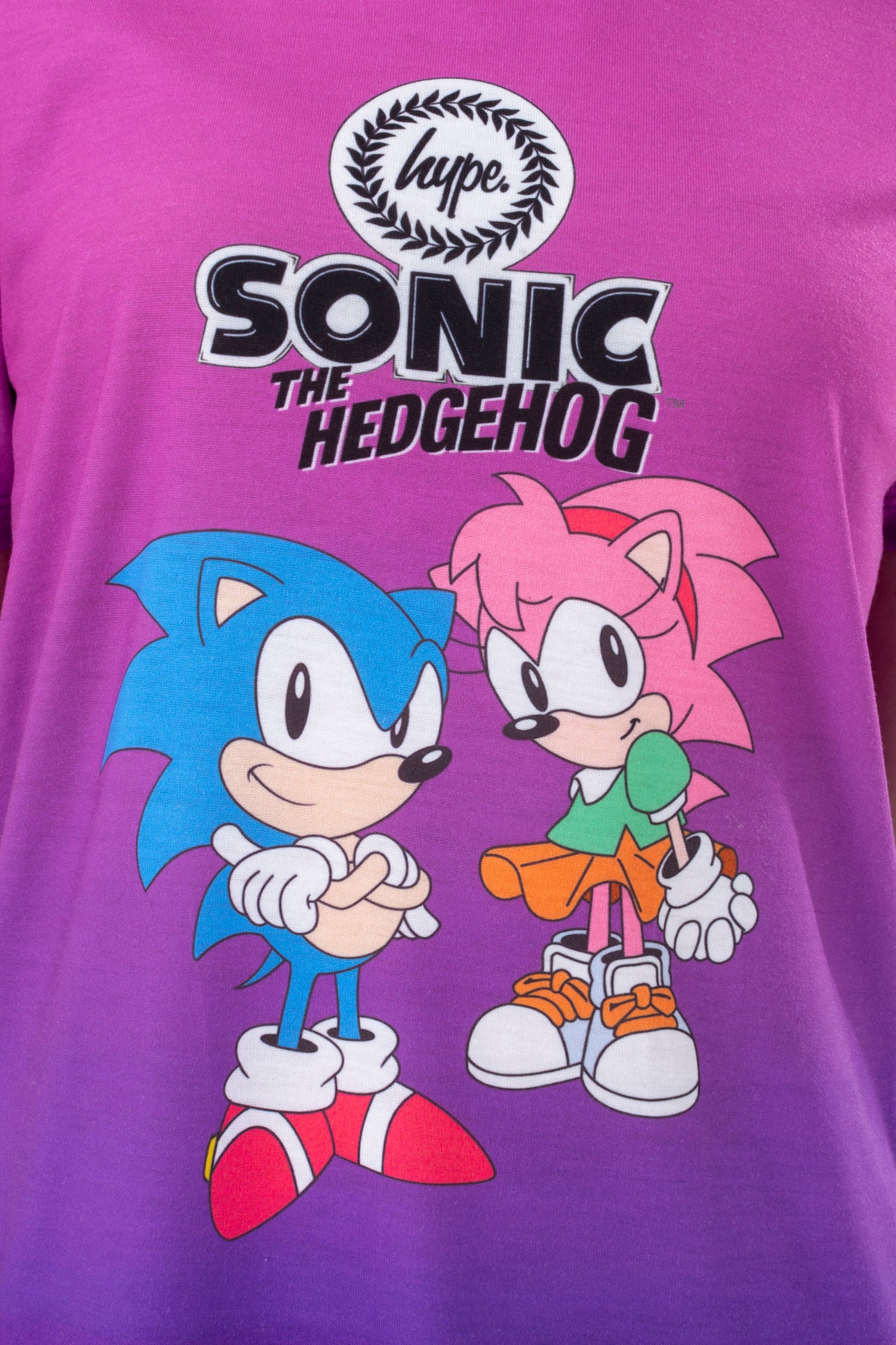 pink sonic shirt