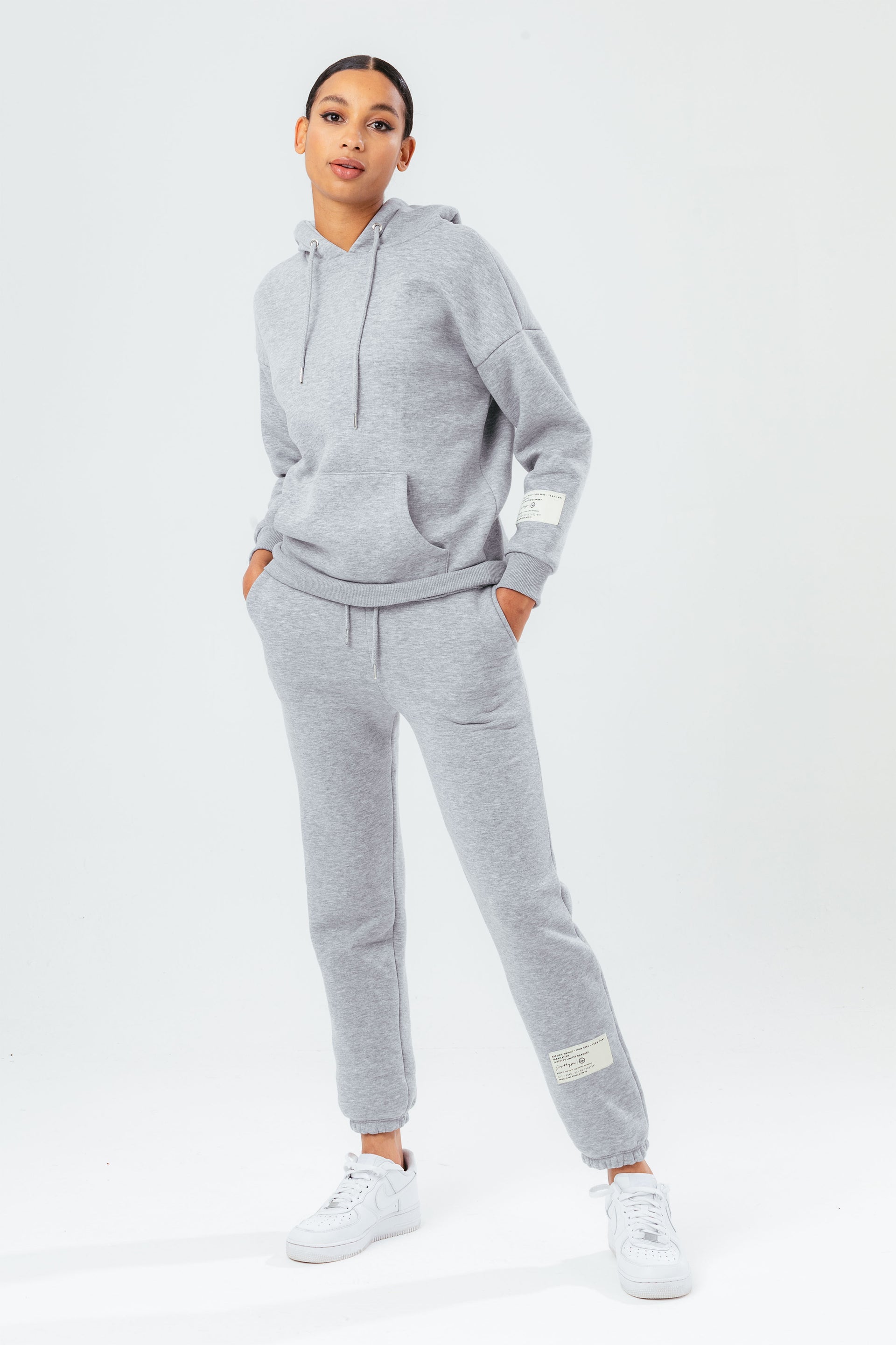 HYPE STAPLE GREY WOMEN'S PULLOVER HOODIE | Hype.