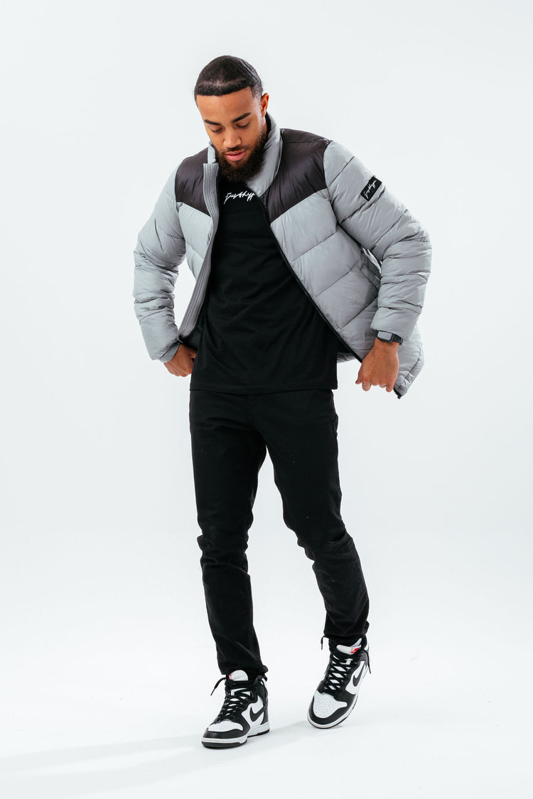 HYPE DEEP FILLED GREY PUFFER ADULT JACKET