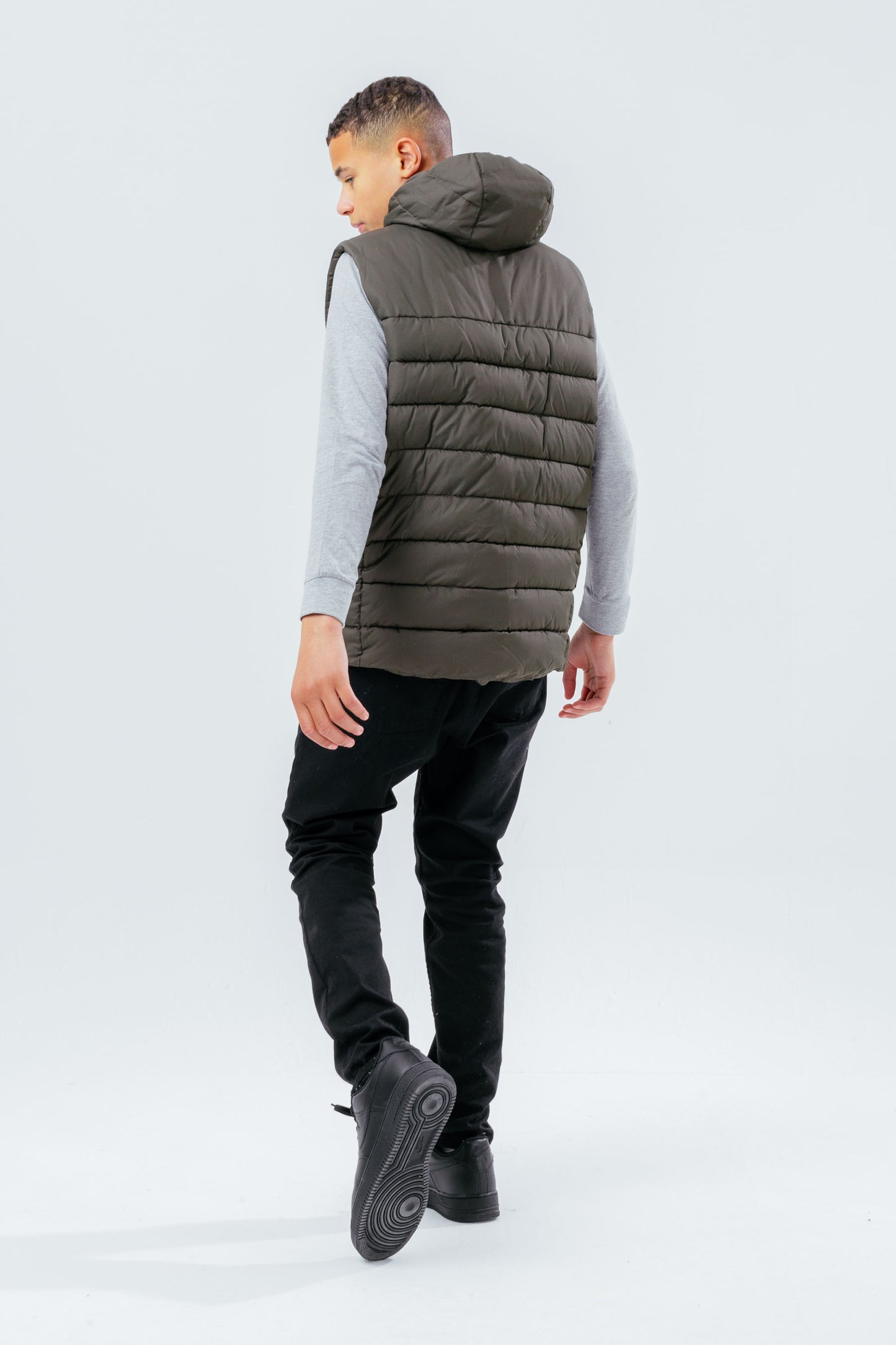 Hype Khaki Orange Boys Gilet