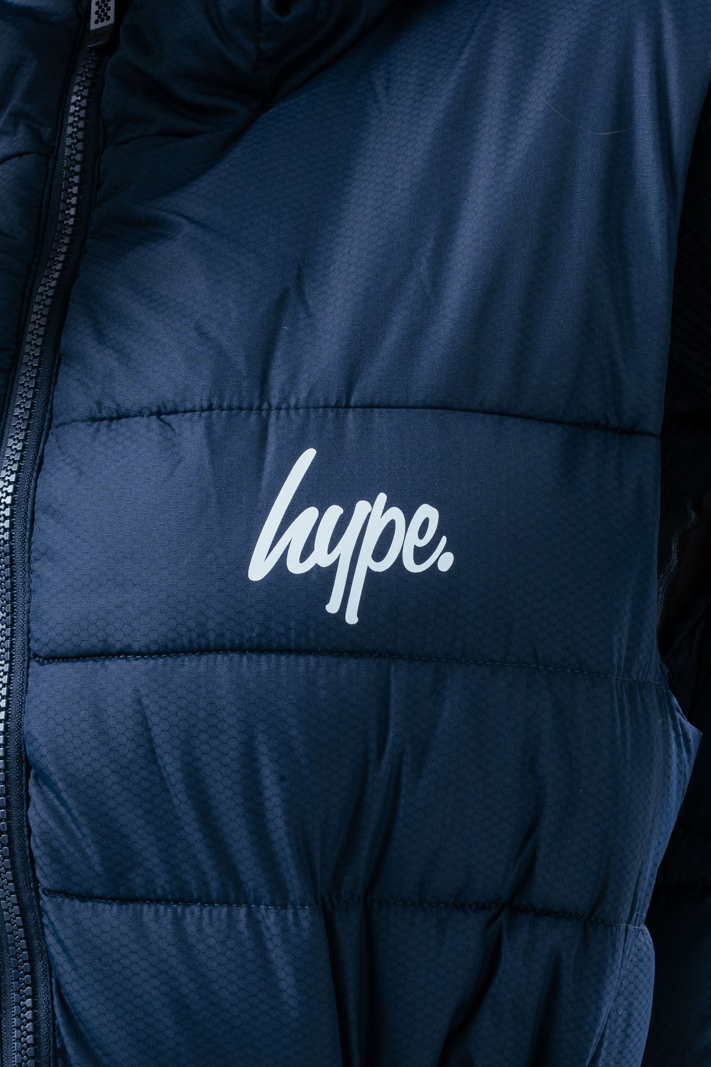 Hype Navy Pink Girls Gilet