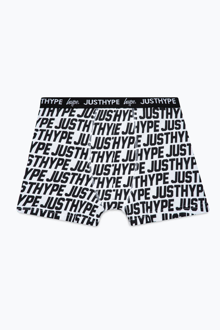 HYPE BOYS BLACK JUST HYPE 3 PACK BOXERS