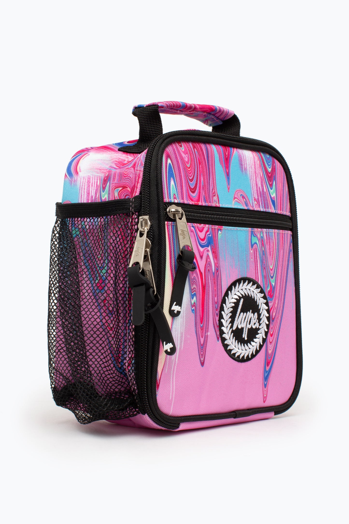 Hype Pink Marble Drip Lunch Box