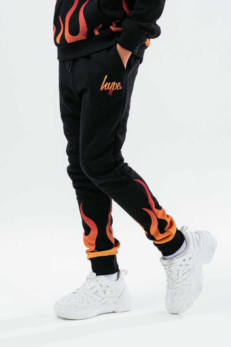 HYPE FLAME CUFF BOYS JOGGERS