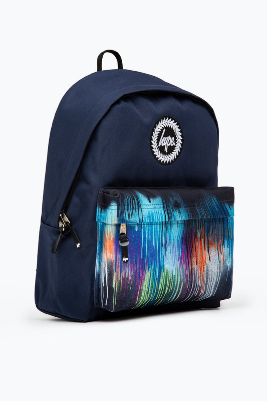 HYPE MULTI COLOURED POCKET DRIP BACKPACK