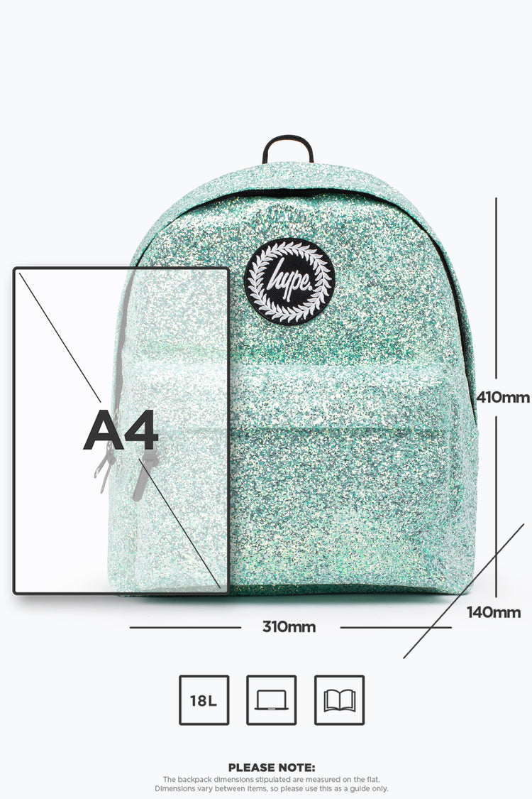 HYPE GREEN IRIDESCENT BACKPACK