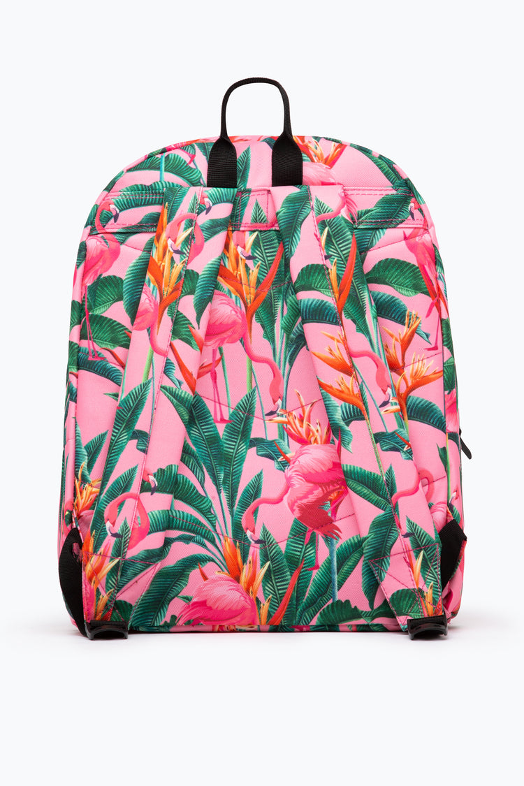 HYPE PINK FLAMINGO RAINFOREST BACKPACK