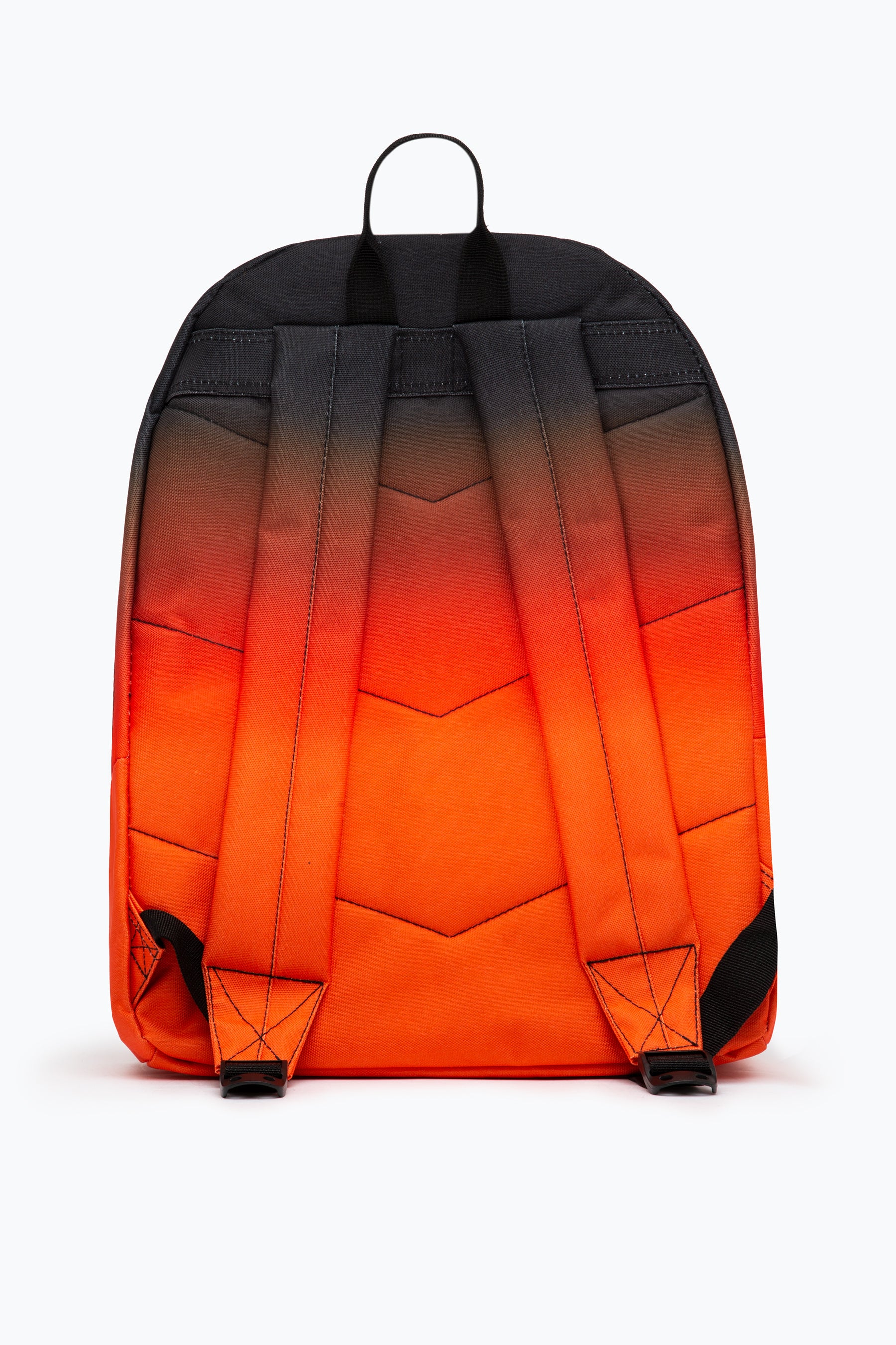 Hype Black Red Orange Gradient Backpack