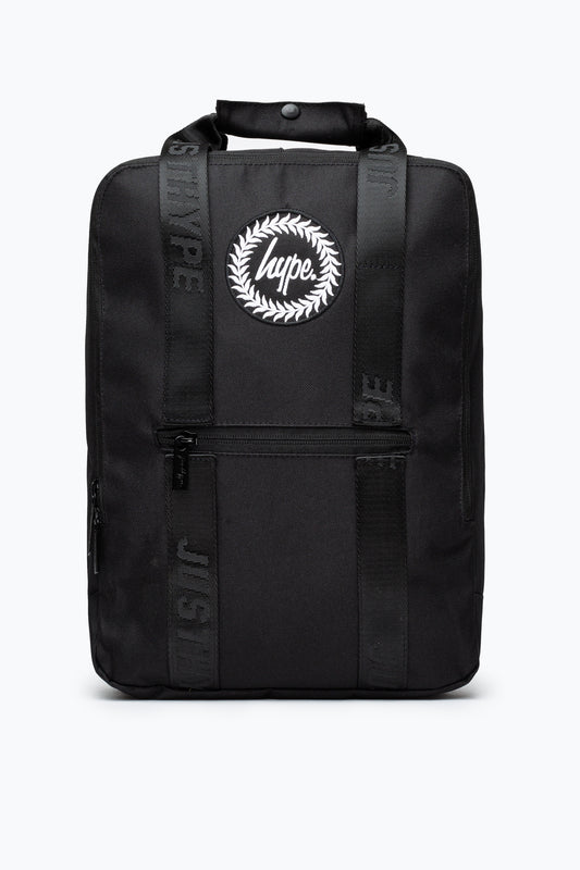 Hype Black Boxy Backpack