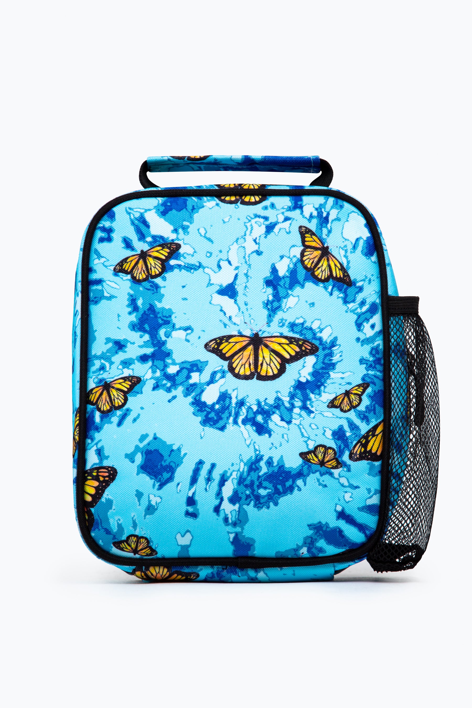 Hype Blue & Yellow Tie Dye Butterfly Lunch Box Back Side