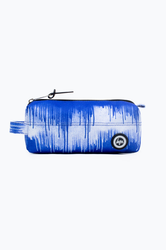 Hype Single Drip Royal Blue Pencil Case Front Side