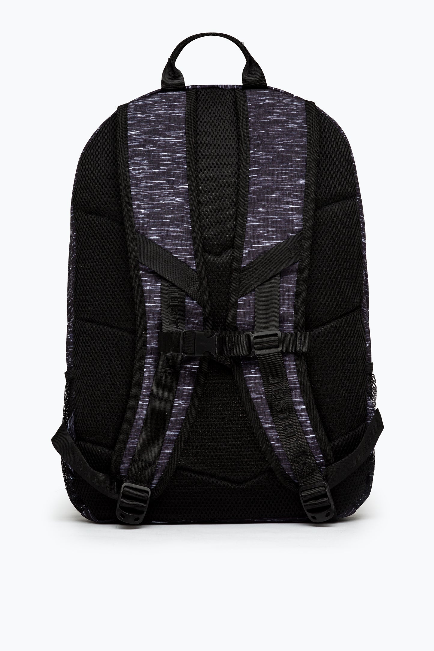 Hype Unisex Black Space Dye Marl Maxi Backpack