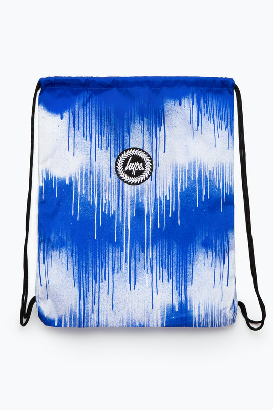 Hype Royal Blue Single Drip Drawstring Bag