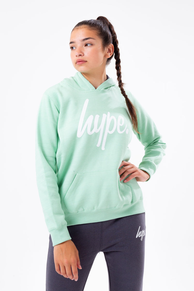 HYPE SAGE HOODIE AND CHARCOAL GIRLS JOGGERS SET