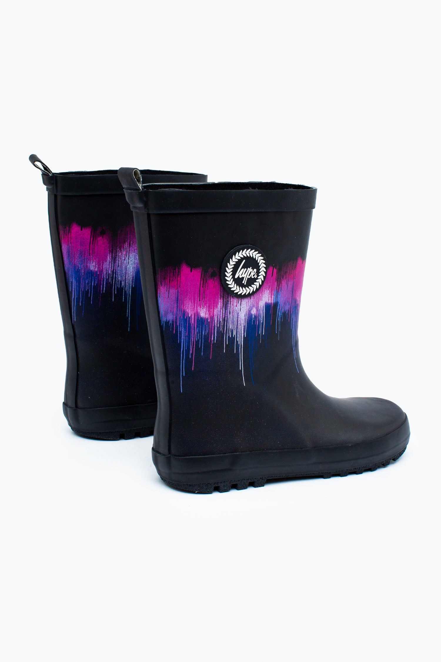 Girls black wellies sale