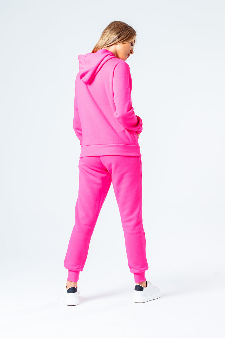 Hype Hot Pink Drawcord Women'S Pullover Hoodie