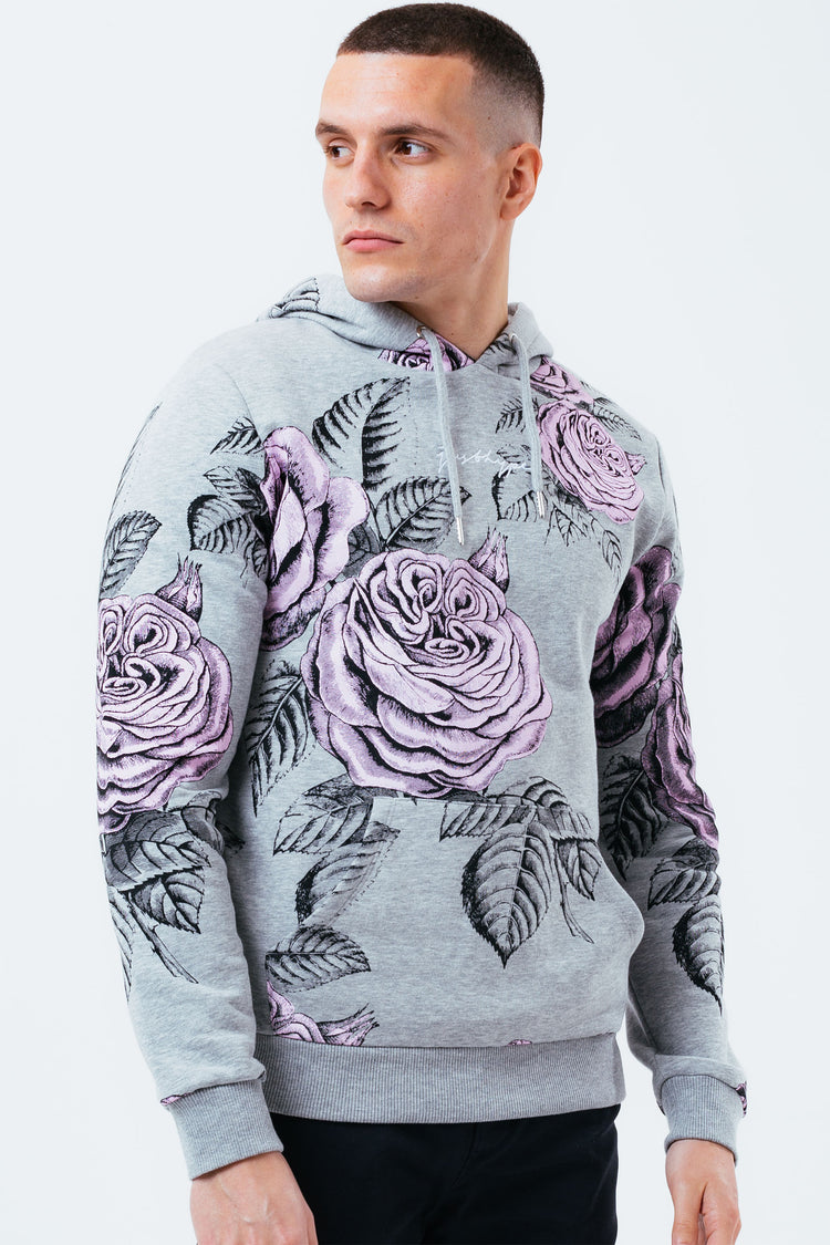 HYPE LILAC ROSE MEN'S PULLOVER HOODIE