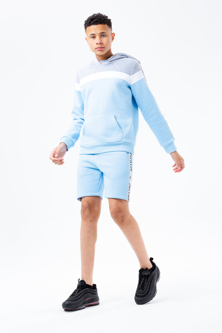 HYPE BLUE TAPED BOYS PULLOVER HOODIE