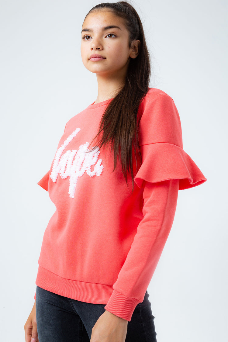 HYPE CORAL GIRLS CREW NECK