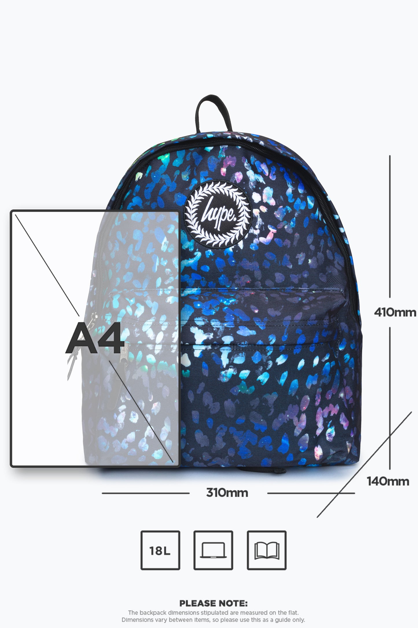 Hype Gradient Finger Paint Backpack