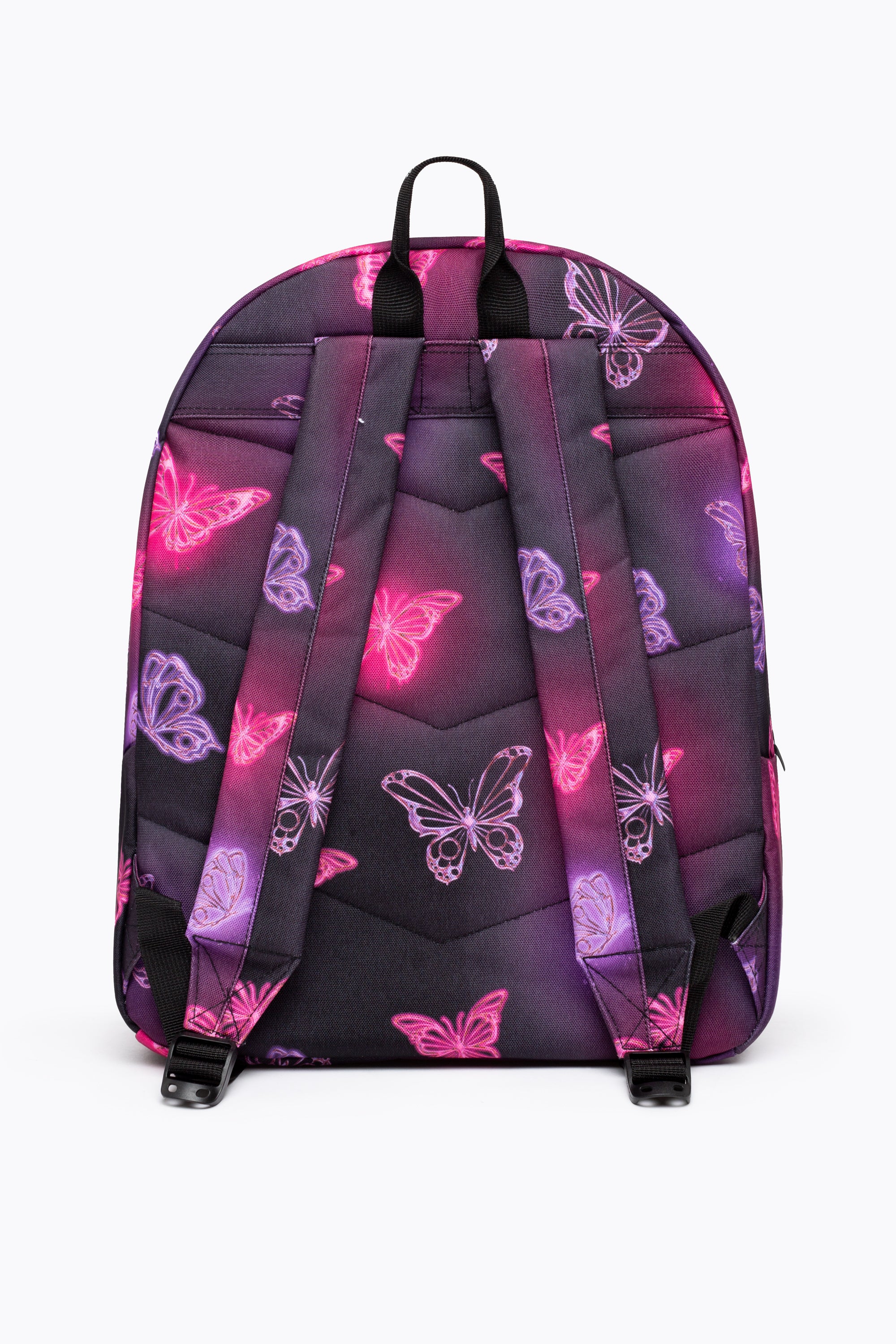 Hype Pink Purple Glow Butterfly Backpack Hype