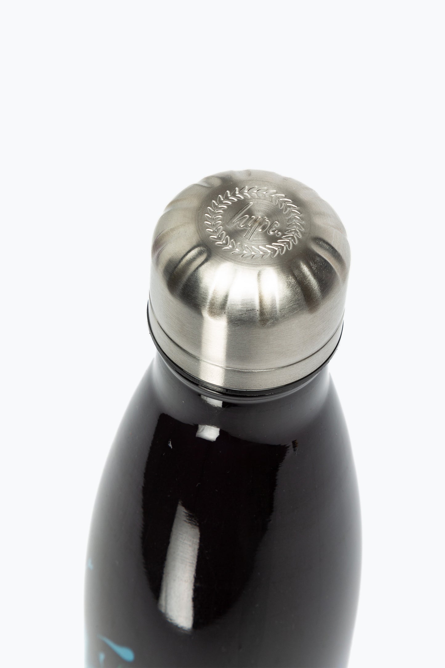 Hype Black Liquid Drips Metal Bottle