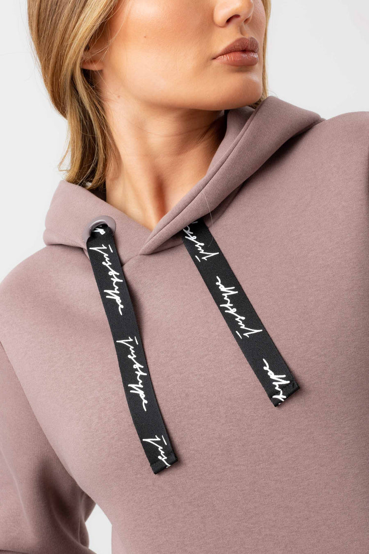 HYPE WOMENS IRON JUSTHYPE DRAWCORD HOODIE