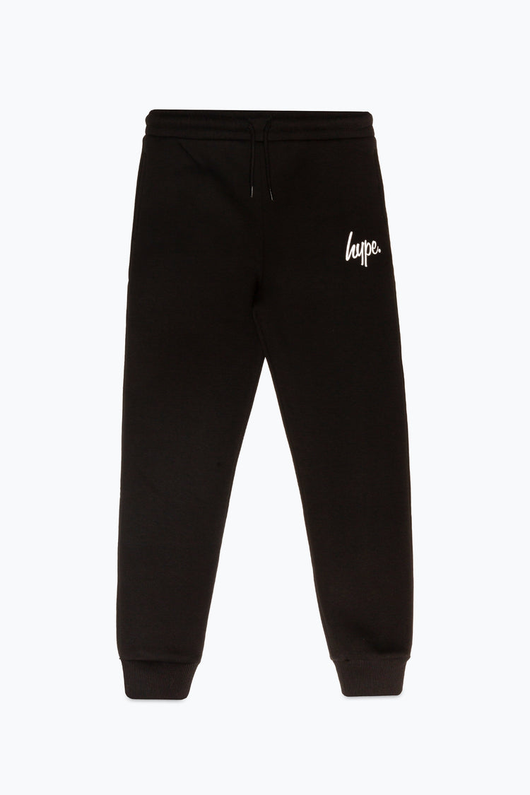 HYPE BOYS RED BLACK FADE SCRIPT T-SHIRT AND JOGGERS