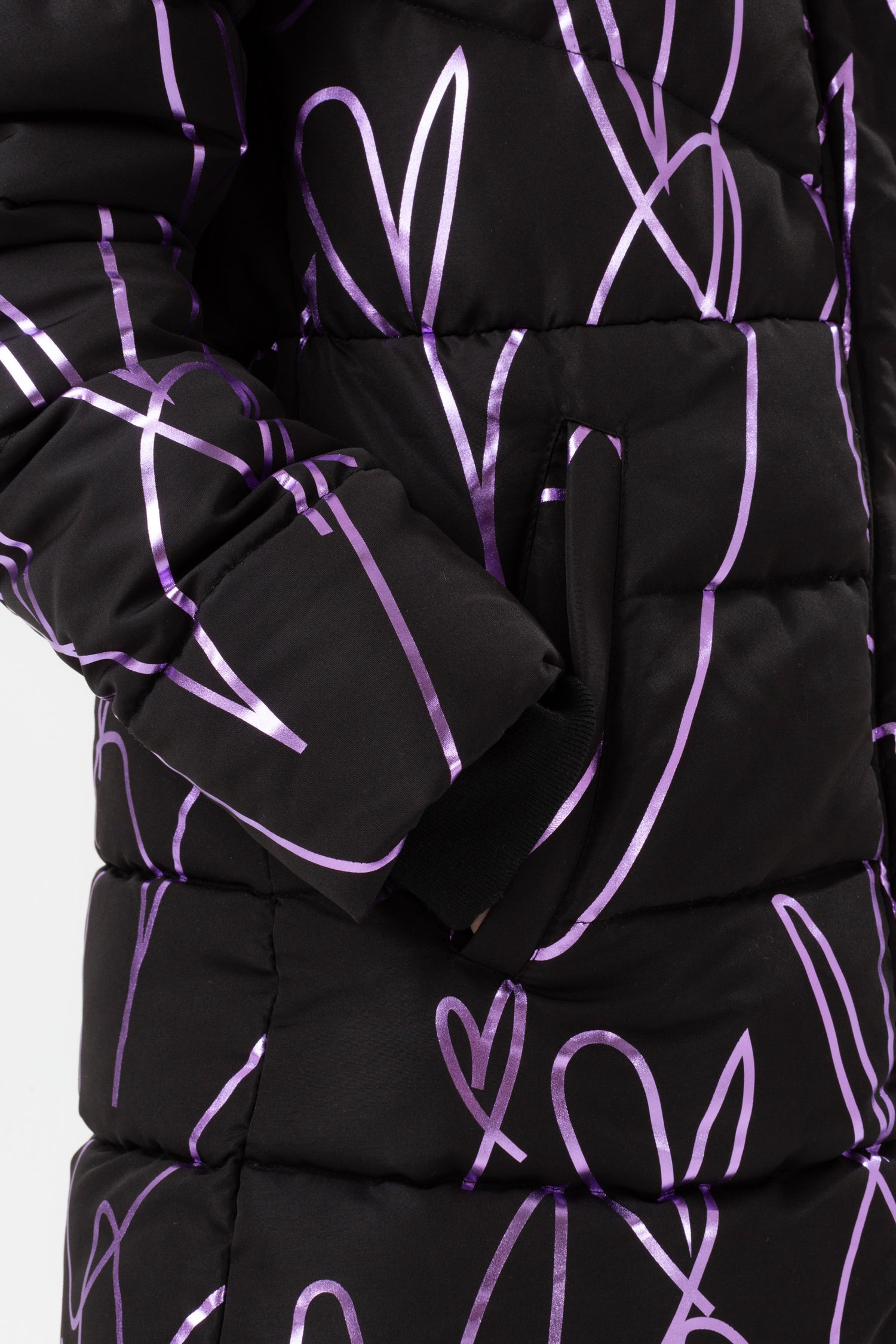 Holographic parka hot sale