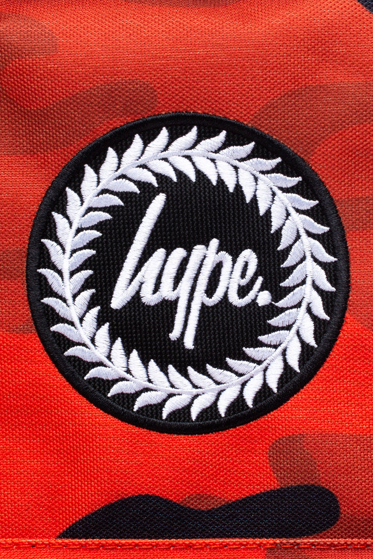HYPE UNISEX RED CAMO CREST BACKPACK